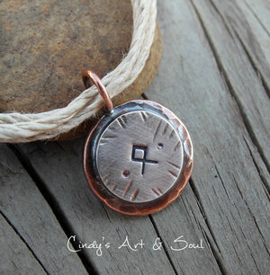 Rune Pendant Charm Runic Custom Elder Futhark